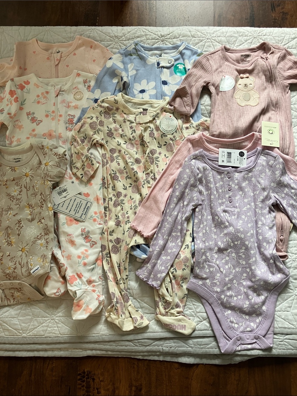 Brand new baby girl clothing lot